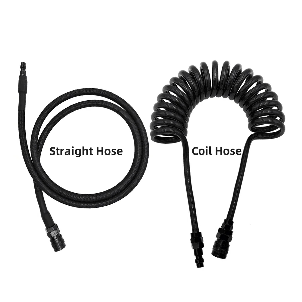 Hpa SLP FLEX Air ท่อระยะไกลตรงม้วนสาย (US) Foster Quick Disconnect Coupler แรงดันต่ํา 130PSI/200PSI