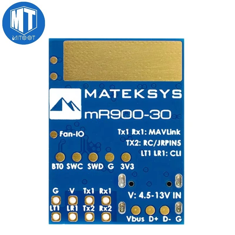 Matek Mateksys mLRS MAVLink 900MHz Receiver, mR900-30 สําหรับเครื่องบิน RC