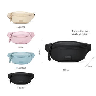 MOSSDOOM Klassy Waist Bag กระเป๋าสะพายข้าง กระเป๋าผู้หญิง กันน้ำ