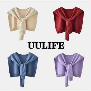 3090  ผ้าคลุมไหล่สำหรับสุภาพสตรี / ถัก / คอปลอม / 26 สี