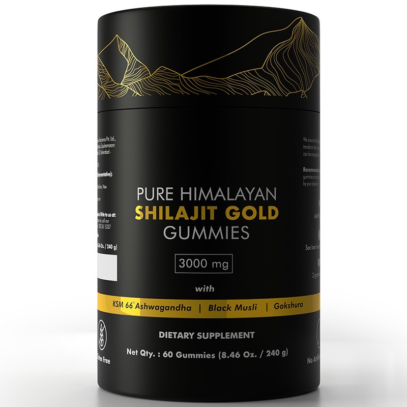 Shilajit Gummy Candy Dietary Fiber Pure Himalayan Organic Shilajit Fudge Healthcare อาหารเสริม Shila