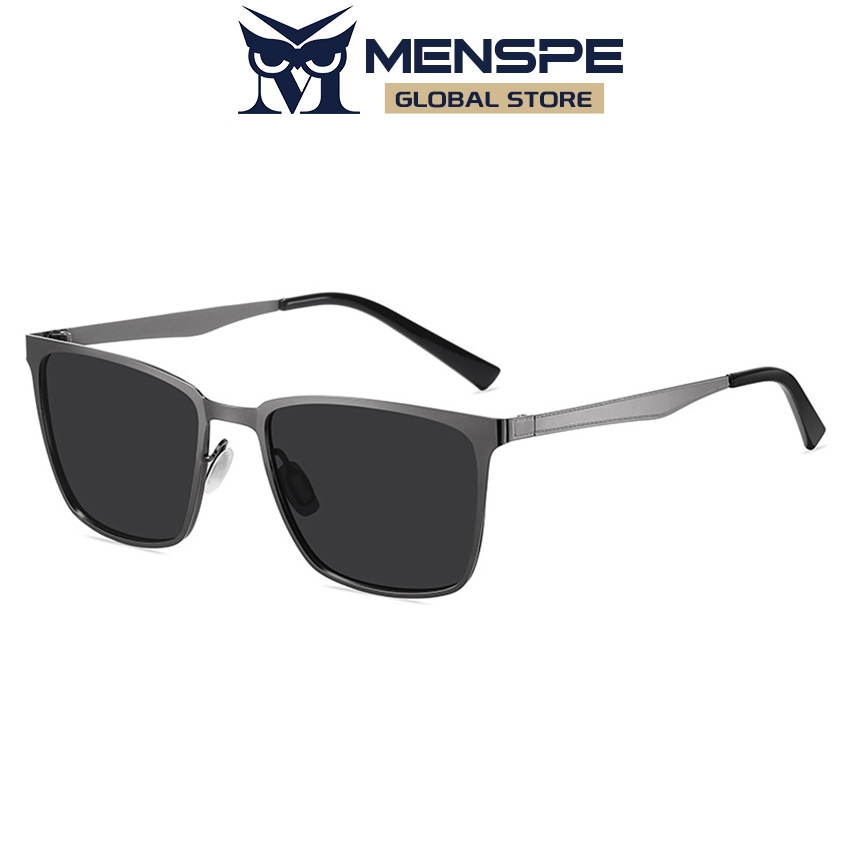 Menspe ผู้ชาย UV400 แว่นตาโพลาไรซ์ทรงสี่เหลี่ยมแว่นตากันแดดแว่นตา Ultra Light Anti Glare แว่นตาสําหรับกีฬากลางแจ้งขับรถ