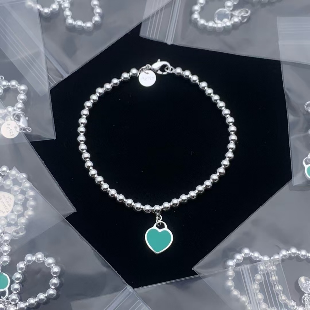 2024 NEW TI**any Peach Heart Bracelet