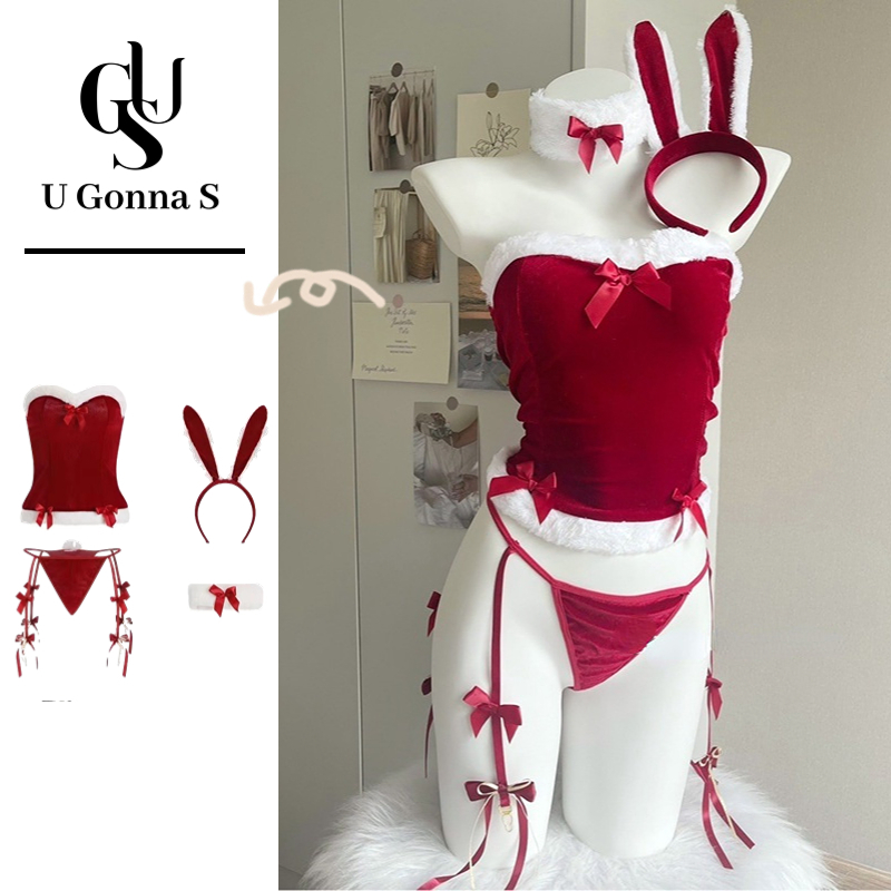 U Gonna S ชุดชั้นในสําหรับผู้หญิงชุดนอนเครื่องแต่งกายและคอสเพลย์ชุด One Piece Body Deep V ยืด Naughty Slutty เซ็กซี่