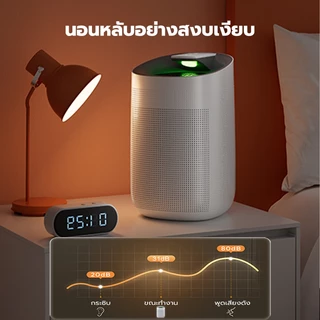 Hysure™ Q9 เครื่องดูดความชื้น เครื่องฟอกอากาศ PM2.5 ปิดอัตโนมัติ WiFi กรองฝุ่นอย่างมีประสิทธิภาพ