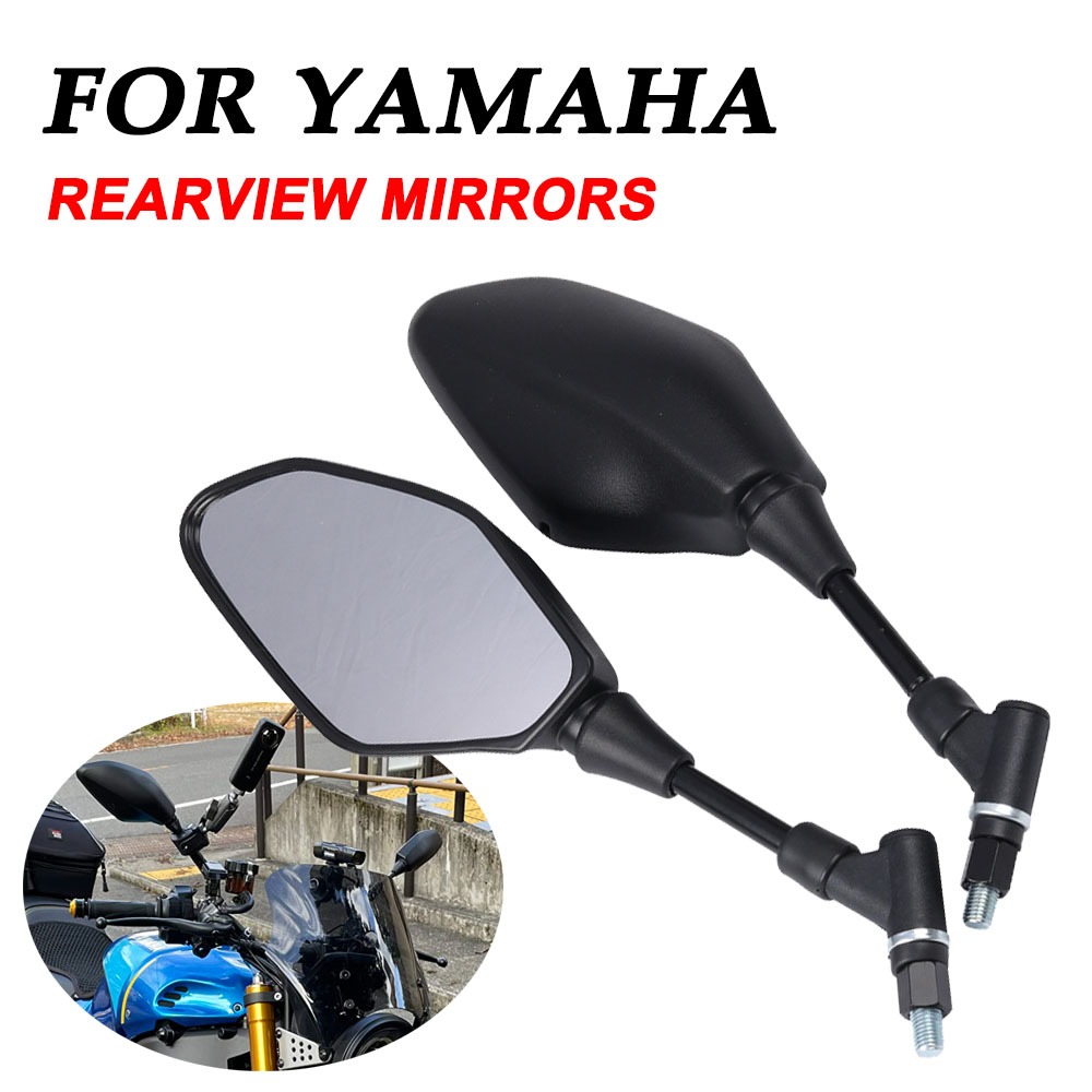 กระจกมองหลังรถจักรยานยนต์กระจกมองข้างสําหรับ YAMAHA MT07 MT09 XJ6 XSR900 XJR 1200 MT 03 XSR700 XSR15