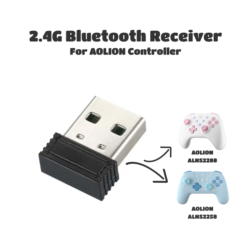AOLION Gamepad Dongle 2.4G ตัวรับสัญญาณบลูทูธอะแดปเตอร์ USB สําหรับ AOLION Controller