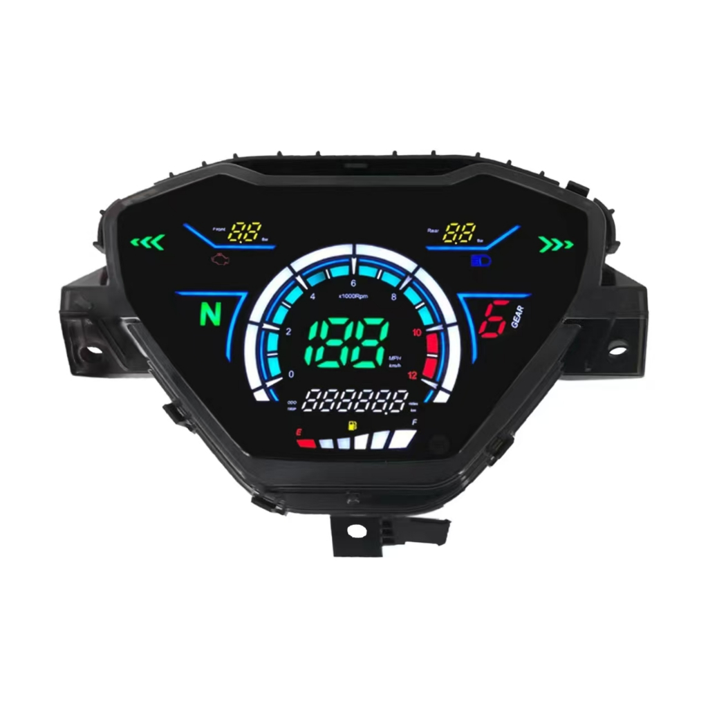 สําหรับ Honda Wave110i 2022-2024 มาตรวัดความเร็วดิจิตอล LED Digital Tachometer