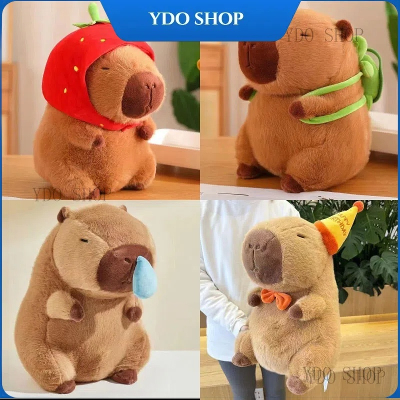 Capybara ตุ๊กตาของเล่นน่ารักสุด ๆ Capybara Cute Soft Doll Plush Toy 22cm