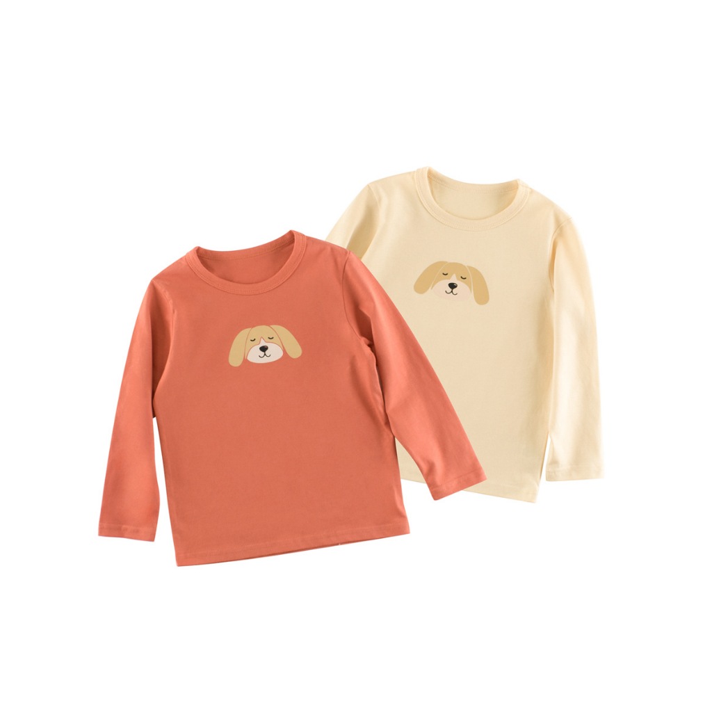 สาวการ์ตูนพิมพ์เสื้อเด็กผ้าฝ้ายเสื้อเด็กแขนยาวด้านบนเสื้อผ้า