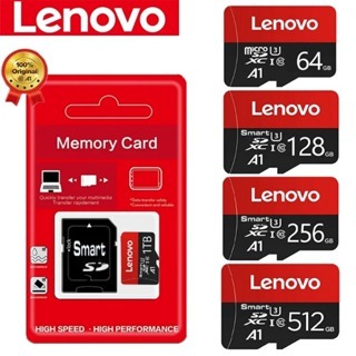 Lenovo การ์ดหน่วยความจํา1TB 2TB 512GB 256GB 128GB 64GB 32GB U3 V30 4K Full HD Micro TF Mini SD Card TF Memory Flash Cardสําหรับโทรศัพท์/คอมพิวเตอร์