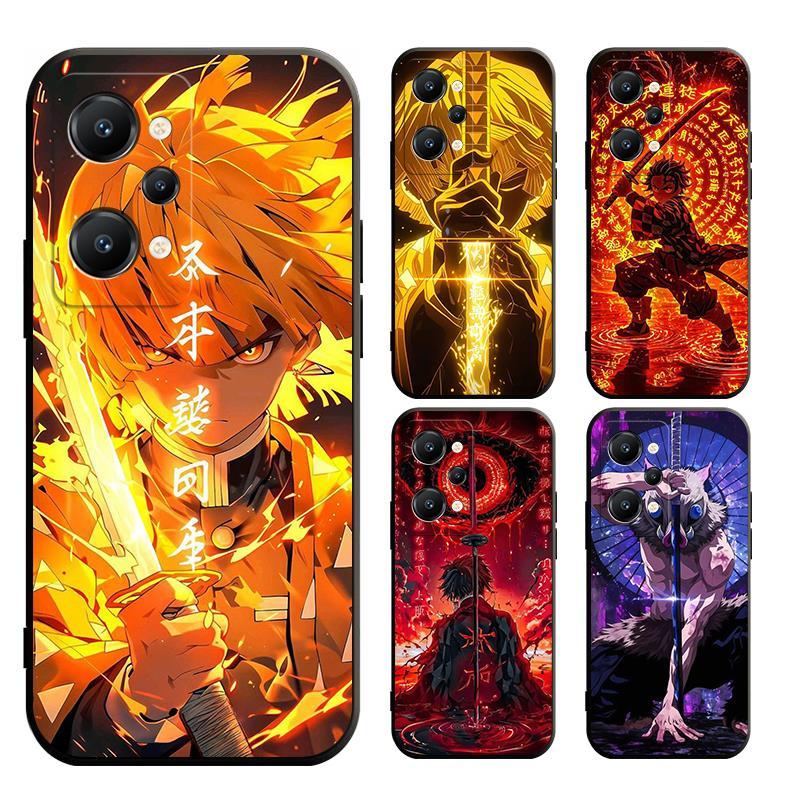 Realme GT6 GT 6T NEO 3T 5G Master Edition 3 240W 3T 2 3 5G PRO Demon Slayer Tanjiro ปลอก Soft Case C