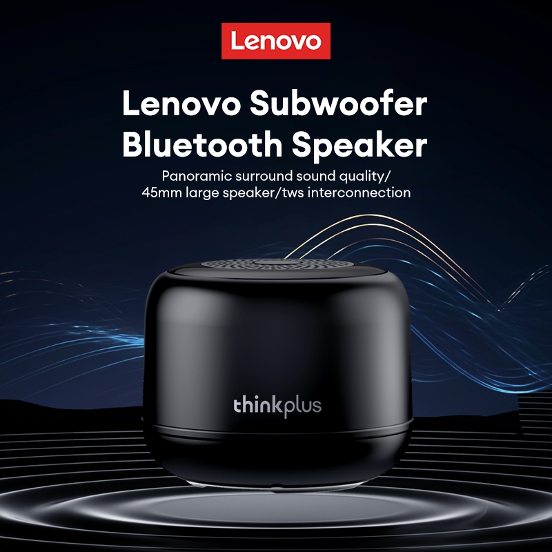 Lenovo K14 ลําโพงบลูทูธเบสหนักแน่นคุณภาพเสียงรอบทิศทางแบบพาโนรามา TWS จับคู่อายุการใช้งานแบตเตอรี่ยาวนาน HD