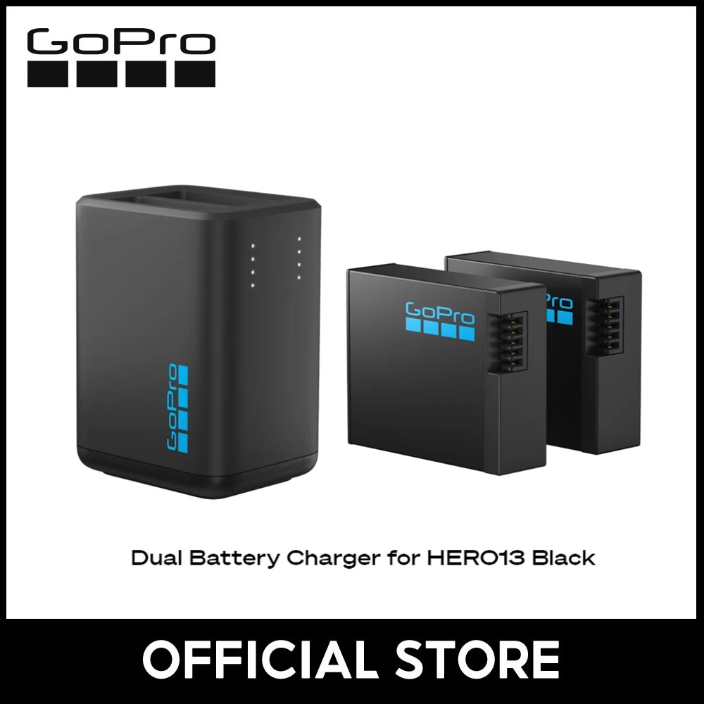 GoPro Enduro Battery / Dual Battery Charger for HERO13 Black, 1900mAh แบตเตอรี่ Enduro สำหรับ,  ชาร์จเร็ว, ทนทาน, แบตสำรอง, อุปกรณ์