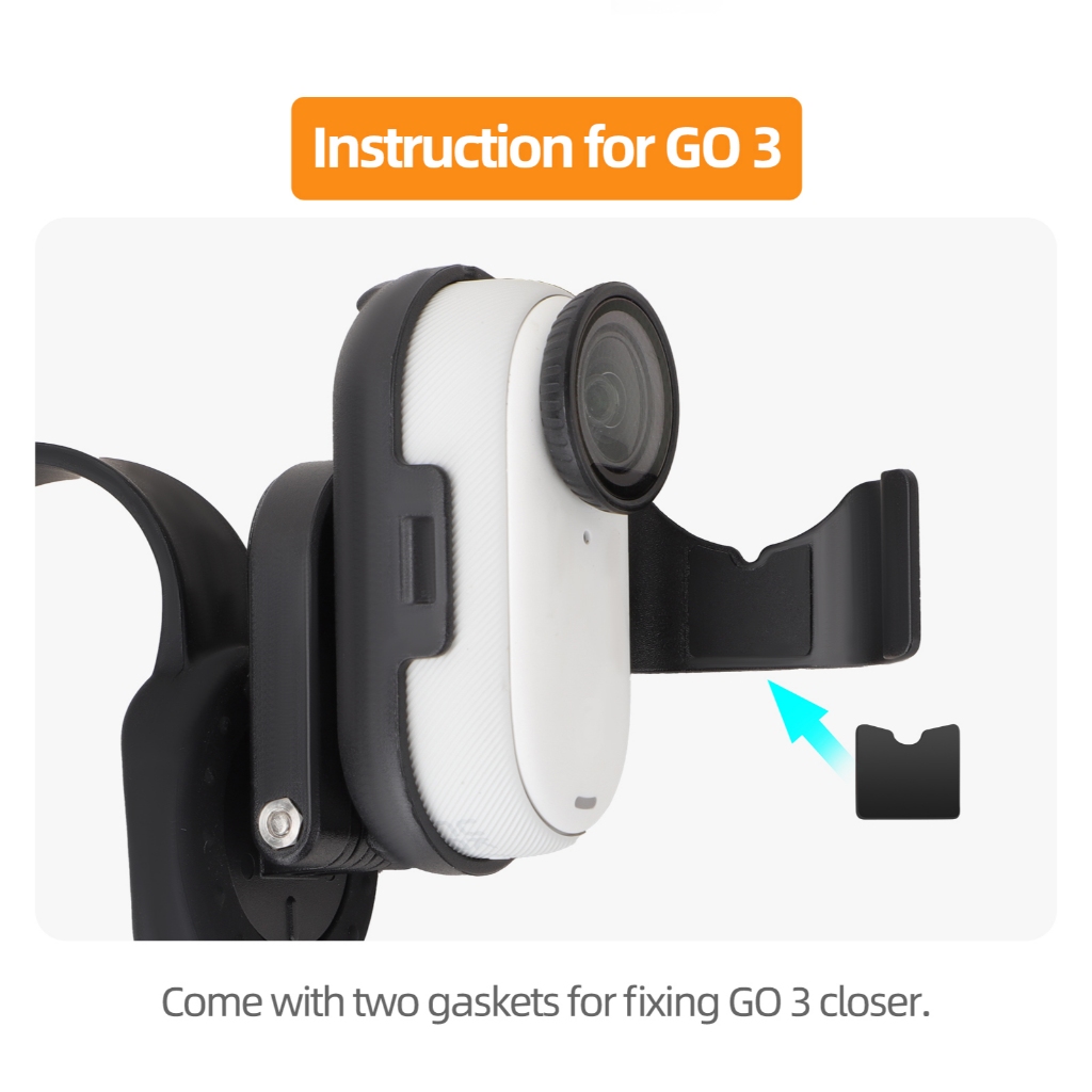 สําหรับ Insta360 GO3S สายรัดขยาย GO3 วงเล็บแม่เหล็กสายรัดข้อมือสายคล้องคอสัตว์เลี้ยง