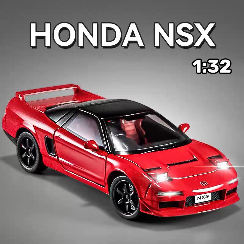 1:32 Scale Honda NSXรถรุ่นDiecastรถเสียงรถคนรักคอลเลกชันเด็กของขวัญวันเกิดโลหะของเล่นเด็ก