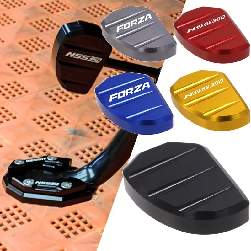 FORZA350 ตีนเป็ด FOR HONDA FORZA300 FORZA 350 แผ่นรองขาตั้ง CNC กันลื่น อะไหล่มอเตอร์ไซค์