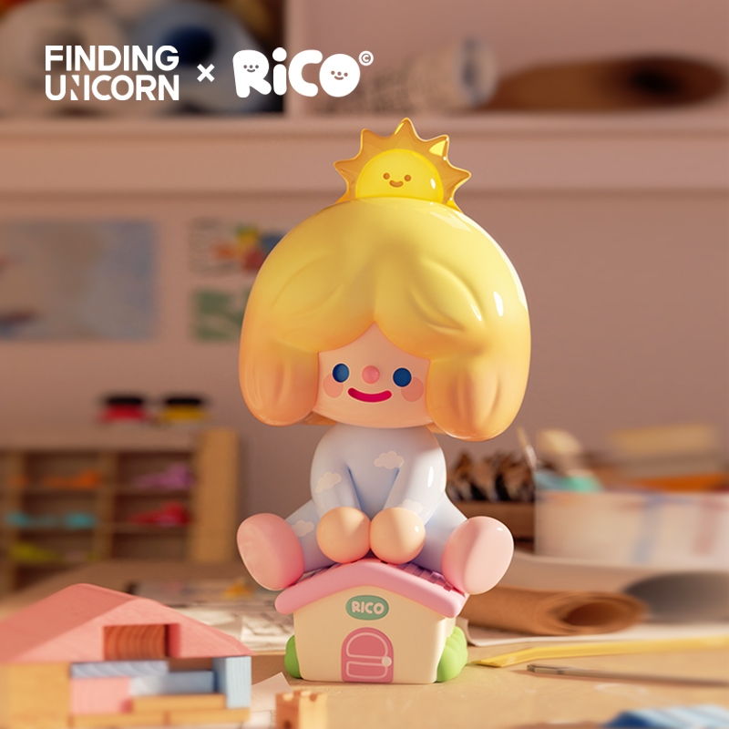 FINDING UNICORN RiCO Happy Room Tour Series Blind Box（Whole Set 6PCs）