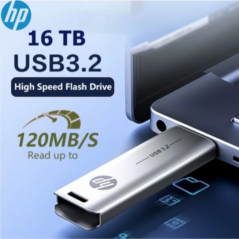 ใหม่ HP x796w 128GB 1TB-16TB USB 3.2 แฟลชไดรฟ์ความเร็วสูง | ไดรฟ์ปากกาสูงสุด 100MB/s