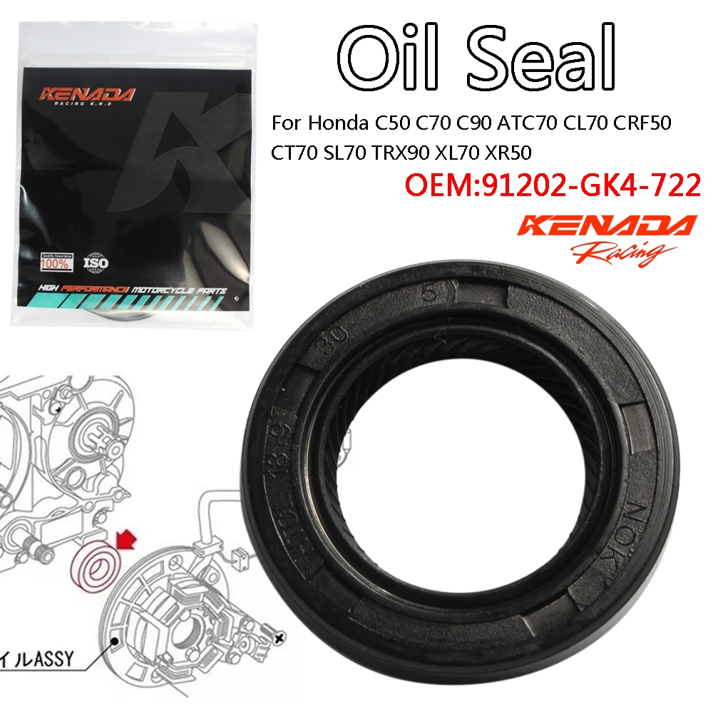 Kenada Racing MAGNETO ซีลน้ํามันสําหรับฮอนด้า WAVE125 XRM 110 91202-GK4-722
