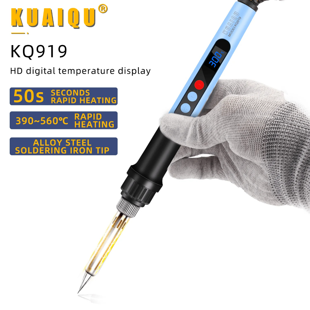 60ว ใหม่ปรับอุณหภูมิหัวแร้งไฟฟ้า220โวลต์เชื่อมเหล็กเครื่องมือ