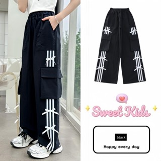 SweetKids พร้อมส่งจากกทม🌸กางเกงขายาวเด็ก🍓กางเกงคาร์โก้เด็กผู…