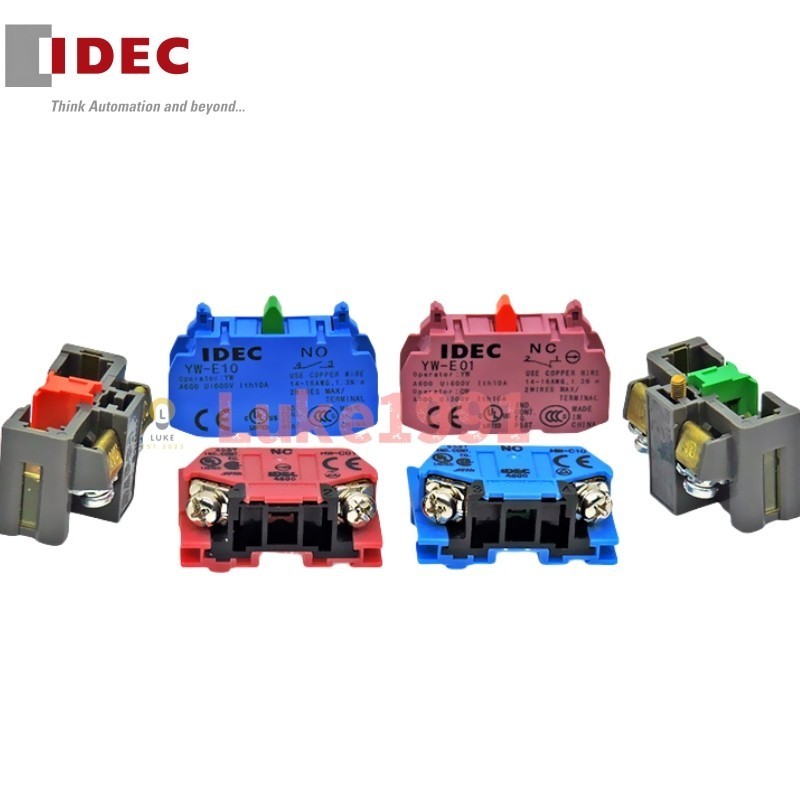 IDEC ติดต่อปุ่ม YW-E10-E01 HW-C10-C01-U10