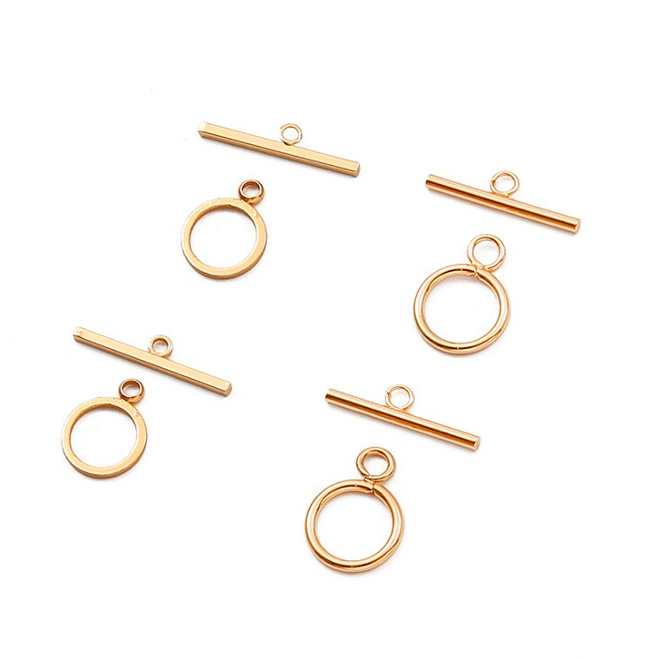 1เซ็ต18พันชุบทองทองแดงotสลับจับมือตะขอสร้อยข้อมือสร้อยคอตัวเชื่อมต่อสําหรับเครื่องประดับdiyค้นหาทําอ