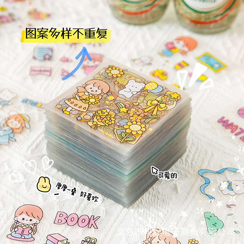 สติ๊กเกอร์ ลายไม่ซ้ํา สติ๊กเกอร์ พีวีซี น่ารัก ตกแต่งกันน้ํา.สติ๊กเกอร์ตัดดี้