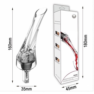 Aikaro Red Wine Aerator Pourer Spout Fast ขวดเหล้าไวน์ - รูปที่ 5