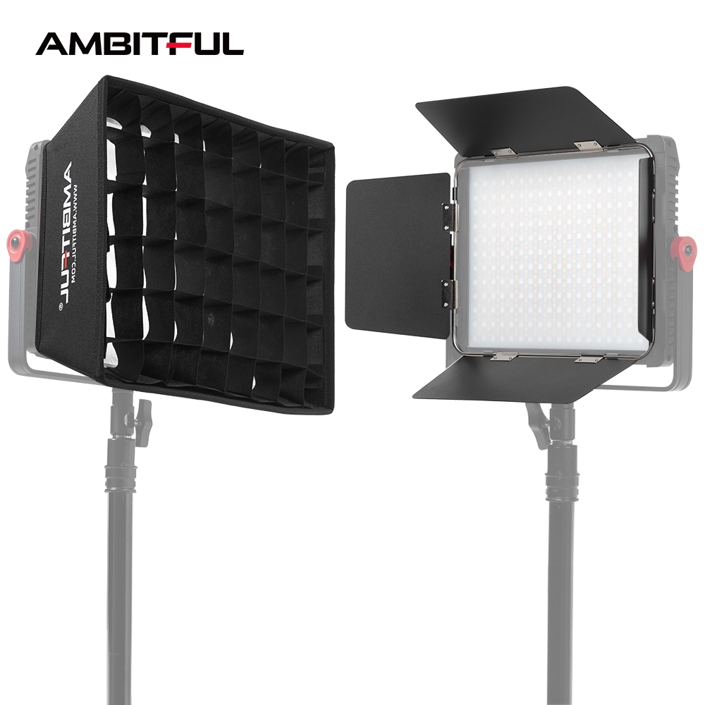 Ambitful P35R LED Video Panel Light Diffuser Honeycomb Grid Softbox Barn Door (Softbox /Barn Door เท่านั้น)