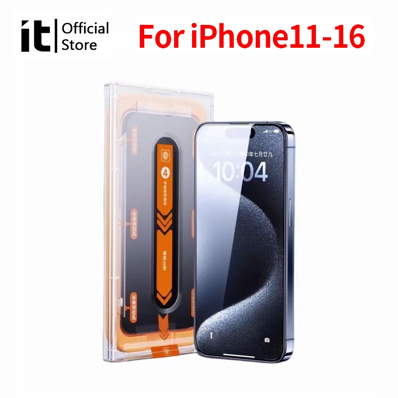 [it]ฟิล์มกระจกกันรอยหน้าจอสําหรับiPhone 13promax 14 14Pro 15Pro 16 16Pro 16Promax 13Promaxฟิล์ม