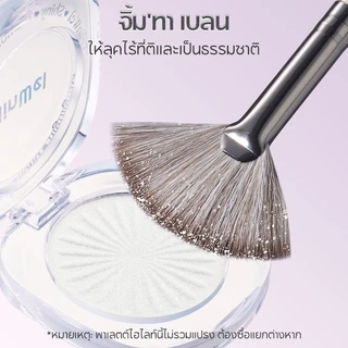 FelinWel พาเลทไฮไลท์เตอร์ประกายเพชร เม็ดสีชัดแน่น ชิมเมอร์ 2สี | Diamond Highlighter Palette High-Pigment Shimmer