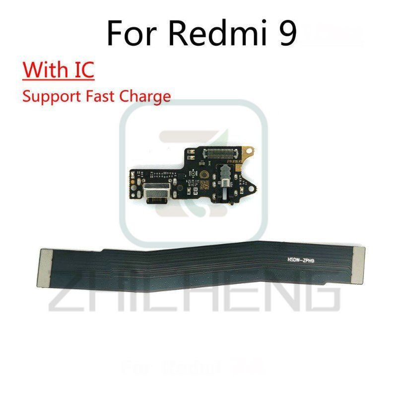 สําหรับ Redmi 9 fast Charging ใหม่ USB ชาร์จพอร์ต Dock Board Connector หลัก FPC เมนบอร์ด Flex Cable