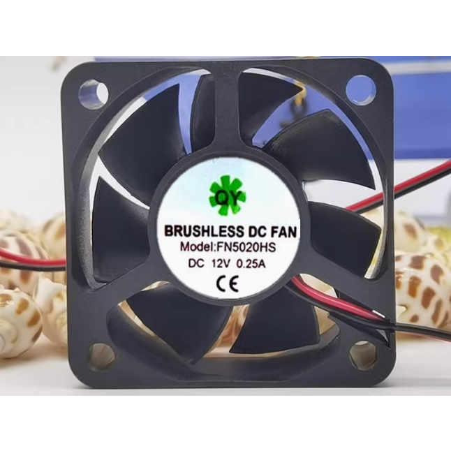 原装 QY FN5020HS 5CM 5020 เสื้อผ้าเสื้อผ้า 12V 0.25A BRUSHLESS DC FAN
