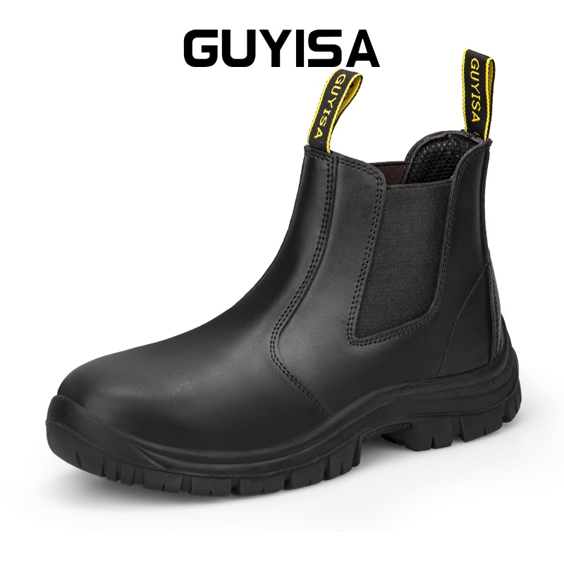 Guyisa รองเท้าเซฟตี้ รองเท้าทํางานกันน้ํา ทุบ และแทง CN36-47 1079n