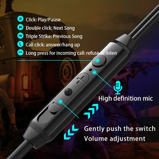 Sprise G59 เบสหูฟังแบบมีสายสําหรับเล่นเกมพร้อมไมโครโฟนคู่เสียงรบกวน Cancel HiFi PC ชุดหูฟังเดสก์ท็อปหูฟัง Universal 3.5 มม./TypeC
