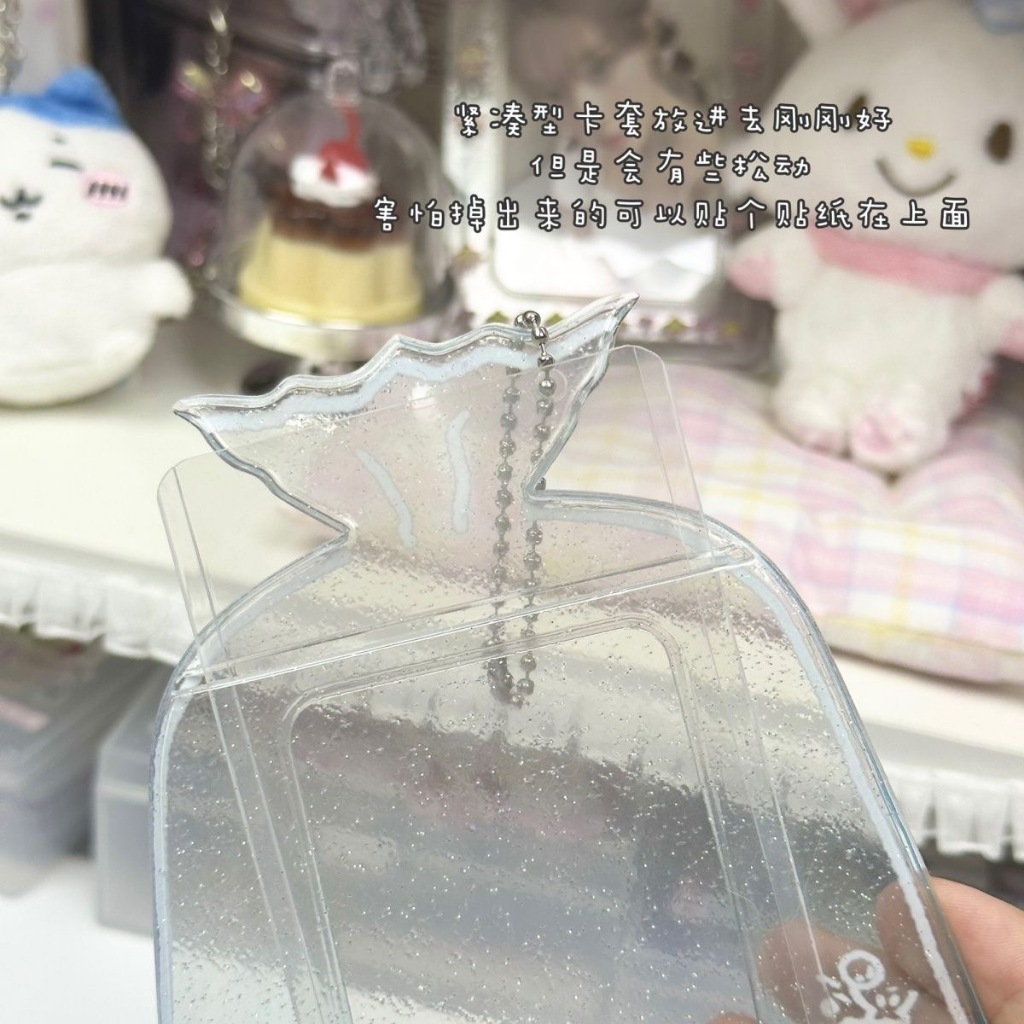 ที่ใส่บัตร 3 นิ้ว เฟรมการ์ด PVC ที่ใส่การ์ดรูปถุงปลาน่ารักๆ ใส
