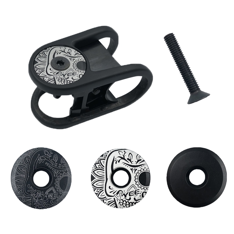 Vyce ชุดหูฟังหมวกด้านบนจักรยานอลูมิเนียมอัลลอยด์ Ultralight Stem Cap