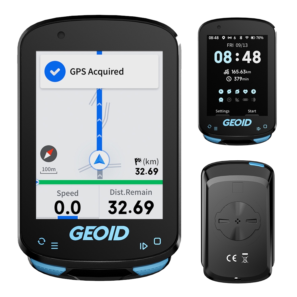 Geoid CC600 สีสัน GPS จักรยานคอมพิวเตอร์สมาร์ทนําทางกันน้ําไร้สายคอมพิวเตอร์ Speedometer สนับสนุน AN