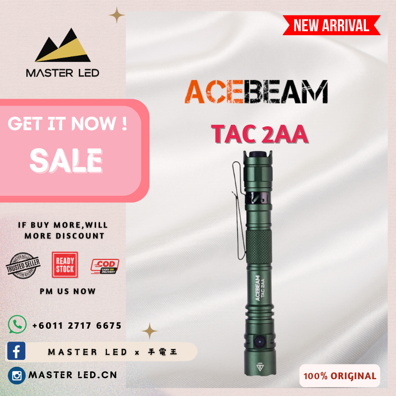 ไฟฉายที่สมบูรณ์แบบ Acebeam TAC 2AA