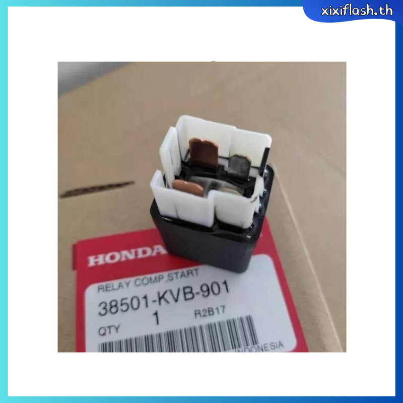 รีเลย์สตาร์ท แท้ 100% HONDA WAVE110 W125 W110I W125I CLICK CLICK-I SCOPY-I รหัสสินค้า 38501-KVB-901