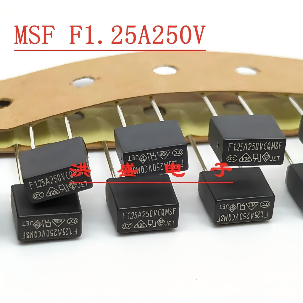 TE5 Square ฟิวส์หลอด CQ MSF F800MA 1A/1.25A/2A/3.15A/4A5 6.3A Ann 250V Fast Melting