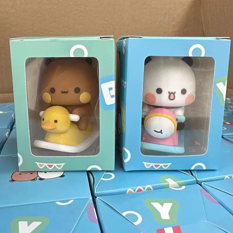 Mmmluck Bubu Dudu Panda รูป, อะนิเมะ Bubu Dudu Panda รูปตุ๊กตา, ตกแต่งหมีการ์ตูนสะสม Panda Bubu Bear