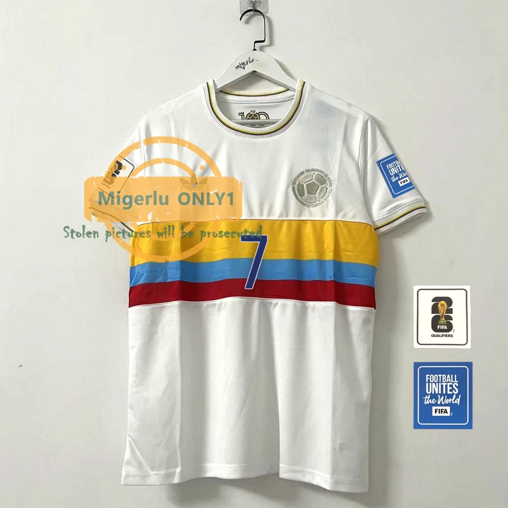 แฟนๆ edition 24/25 Colombia 100 ปีเสื้อ S-4XL