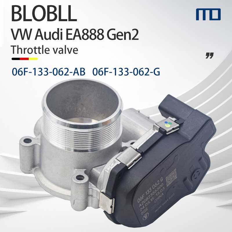 06ฉ133062AB วาล์วปีกผีเสื้อ EA888Gen2 อะแดปเตอร์วาล์วปีกผีเสื้อสําหรับ Volkswagen Passat B7 Jetta Ti