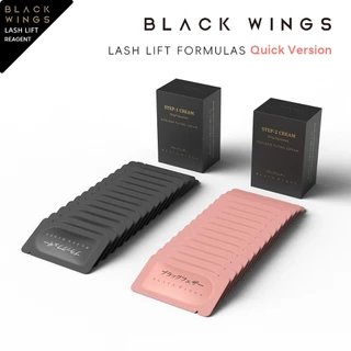 Black Feather Keratin Eyelash Curling Potion 15 ชุดเติมแพ ็ ค Eyelash Perming ชุดปริมาณเดียวกัน