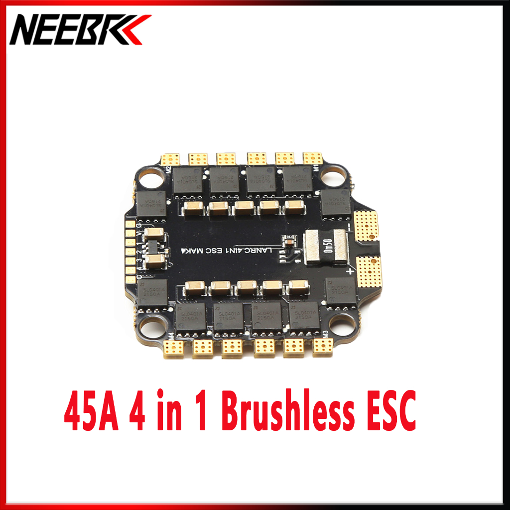 Neebrc Brushless 4-in-1 ESC 45A 3-6S Lipo FC & ESC Stack Flight Controller สําหรับ Mark4 7in กรอบ FP