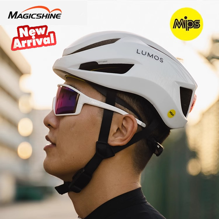 Magicshine LUMOS MIPS จักรยานเสือหมอบสําหรับผู้ชายและผู้หญิงจักรยานเสือภูเขาขี่ในหมวกกันน็อคปั้นเดียว