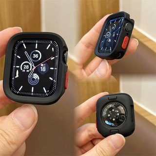 เคสนิ่ม กันกระแทก กันรอยขีดข่วน คุณภาพสูง สําหรับ Apple Watch S9 8 7 6 5 4 3 2 1 SE2 ULTRA iWatch 49 มม. 45 44 41 40